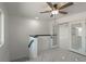 Hallway with marble floors and stairs leading to a room with glass doors at 1227 San Gabriel Ave, Henderson, NV 89002