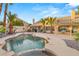 Beautiful backyard pool and patio area perfect for entertaining or enjoying private outdoor living at 1913 Madagascar Ln, Las Vegas, NV 89117