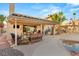 Enjoy outdoor living in this backyard with a partially covered patio and pool area at 1913 Madagascar Ln, Las Vegas, NV 89117