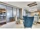 Comfortable seating area in a stylish lobby with contemporary lighting and modern decor at 200 W Sahara Ave # 3510, Las Vegas, NV 89102