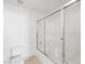 Clean bathroom with white tile and a shower-tub combo at 231 W Horizon Ridge Pkwy # 212, Henderson, NV 89012