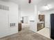 View of the kitchen with stainless steel appliances and ample counter space at 231 W Horizon Ridge Pkwy # 212, Henderson, NV 89012