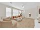 Comfortable living room with modern design elements, neutral tones, and generous natural light at 2633 Spider Cactus Ct, Las Vegas, NV 89106
