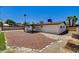 Spacious backyard featuring low maintenance desert landscaping, providing ample room for outdoor activities at 3386 El Camino Real, Las Vegas, NV 89121