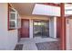 Close up of a single-story home entrance with security door at 417 N Lamb Blvd # E, Las Vegas, NV 89110