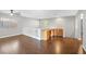 Bonus room featuring lots of natural light, hardwood floor and wooden cabinets at 4562 Sparwood Dr, Las Vegas, NV 89147