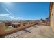 A large patio offers views of the surrounding neighborhood and mountains at 4562 Sparwood Dr, Las Vegas, NV 89147
