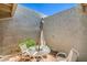 Comfortable patio space with patio furniture and privacy at 5713 Whiteridge Ave, Las Vegas, NV 89107