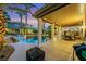 Backyard featuring a pool and desert landscaping perfect for relaxation at 8224 Fawn Meadow Ave, Las Vegas, NV 89149