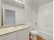 Bathroom featuring a tub, shower and vanity with neutral countertops at 8600 W Charleston Blvd # 1128, Las Vegas, NV 89117