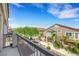 Scenic view from balcony overlooking well-maintained yards and lush greenery, with a beautiful blue sky backdrop at 1101 Elation Ln # 2, Henderson, NV 89002