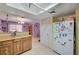 Cozy kitchen with tile floors and ample cabinets, seamlessly connected to dining space at 1847 Stevens St, Las Vegas, NV 89115