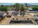 Aerial of house back exterior showing the roof and surrounding landscaping at 1847 Stevens St, Las Vegas, NV 89115