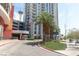 Allure Las Vegas offers a secure entrance with palm trees and a view of the Stratosphere at 200 W Sahara Ave # 3303, Las Vegas, NV 89102