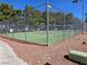 Fenced tennis court in a great location for community recreation at 2116 Bavington Dr # C, Las Vegas, NV 89108