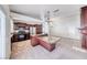 Modern kitchen with stainless steel appliances, granite countertops, and an island at 234 Geronimo Ct, Henderson, NV 89074