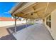 View of back patio featuring concrete, a pergola, and views of the yard at 234 Geronimo Ct, Henderson, NV 89074