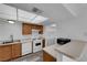 Well-lit kitchen with modern appliances and convenient access to the laundry area at 2661 Ruthe Duarte Ave, Las Vegas, NV 89121