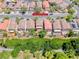 Aerial view of a well-maintained neighborhood showcasing home at 4044 Villeroy Avenue at 4044 Villeroy Ave, Las Vegas, NV 89141