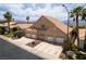 Charming single-Gathering home with a three-car garage, desert landscaping, and a neutral stucco exterior at 414 Crystal Canyon Dr, Mesquite, NV 89027