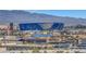 Spectacular aerial view of Allegiant Stadium, offering a unique perspective on the city's iconic landmark at 4381 W Flamingo Rd # 1206, Las Vegas, NV 89103