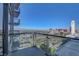 A balcony with a stunning view of the city skyline at 4381 W Flamingo Rd # 1206, Las Vegas, NV 89103
