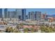 Expansive city view showcasing prominent buildings and the distant mountains at 4381 W Flamingo Rd # 1206, Las Vegas, NV 89103