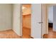 Walk-in closet is spacious with lots of shelving at 5043 Mascaro Dr, Las Vegas, NV 89122