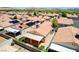 A nice house features a covered patio, rock landscaping and a well-kept lawn at 5043 Mascaro Dr, Las Vegas, NV 89122