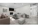 Bright living room featuring a fireplace, a sofa, an armchair, and a coffee table with modern decorations at 5191 Caliente St # 84, Las Vegas, NV 89119