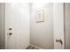 Clean entryway featuring a white front door and neutral wall color at 595 Sellers Pl, Henderson, NV 89011