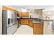 Kitchen with stainless steel appliances, beautiful granite countertops, and ample cabinetry at 6050 Golden Corral Trl # 102, Henderson, NV 89011