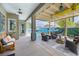 Covered patio area, perfect for outdoor living and entertaining at 6173 Sabine Ranch Rd, Las Vegas, NV 89131