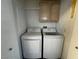 Functional laundry room equipped with a washer and dryer at 8017 Cherish Ave, Las Vegas, NV 89128