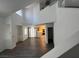 Bright living room with an open floorplan and contemporary lighting at 8017 Cherish Ave, Las Vegas, NV 89128