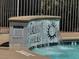 Community pool featuring a waterfall feature and clear blue water for relaxation at 855 N Stephanie St # 2311, Henderson, NV 89014