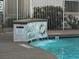 Waterfall feature in the community pool area at 855 N Stephanie St # 2311, Henderson, NV 89014