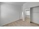 Bedroom features a closet with mirrored doors and neutral color scheme at 8789 Villa Alex Ave, Las Vegas, NV 89147