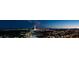 Panoramic balcony view of the lit Las Vegas skyline at dusk at 900 Las Vegas Blvd # 1209, Las Vegas, NV 89101