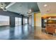 Open-concept living space with kitchen, sliding doors, and a view of the city at 900 Las Vegas Blvd # 1209, Las Vegas, NV 89101