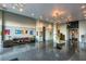 Elegant lobby featuring modern art, stylish seating, and decorative lighting at 900 Las Vegas Blvd # 1209, Las Vegas, NV 89101