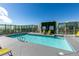 Rooftop pool with lounge chairs and scenic city views, perfect for relaxation at 900 Las Vegas Blvd # 1209, Las Vegas, NV 89101
