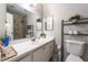 Bathroom featuring a vanity, mirror, toilet and coordinated decor at 908 N 24Th St, Las Vegas, NV 89101