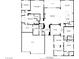 Detailed floor plan layout showcasing the dimensions and layout of rooms in the house at 9779 Mosaic Canyon Ct, Las Vegas, NV 89149