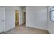 Bedroom featuring sleek floors, ensuite bathroom, and modern design at 11552 Ashy Storm Ave, Las Vegas, NV 89138