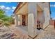 View of covered backyard patio space with a grill at 11787 Fern Creek Ln, Las Vegas, NV 89183