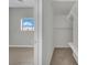 Bedroom entrance and closet interior with wire shelving at 11787 Fern Creek Ln, Las Vegas, NV 89183
