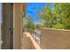 Inviting balcony with metal railings, providing scenic neighborhood views and natural light at 1448 Canyon Ledge Ct, Las Vegas, NV 89117