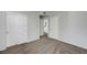 Bedroom with neutral carpet and closet space at 1505 Blackcombe St # 202, Las Vegas, NV 89128