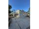 Back of the house features a second story deck and ample parking at 2306 Jared Ct, North Las Vegas, NV 89032